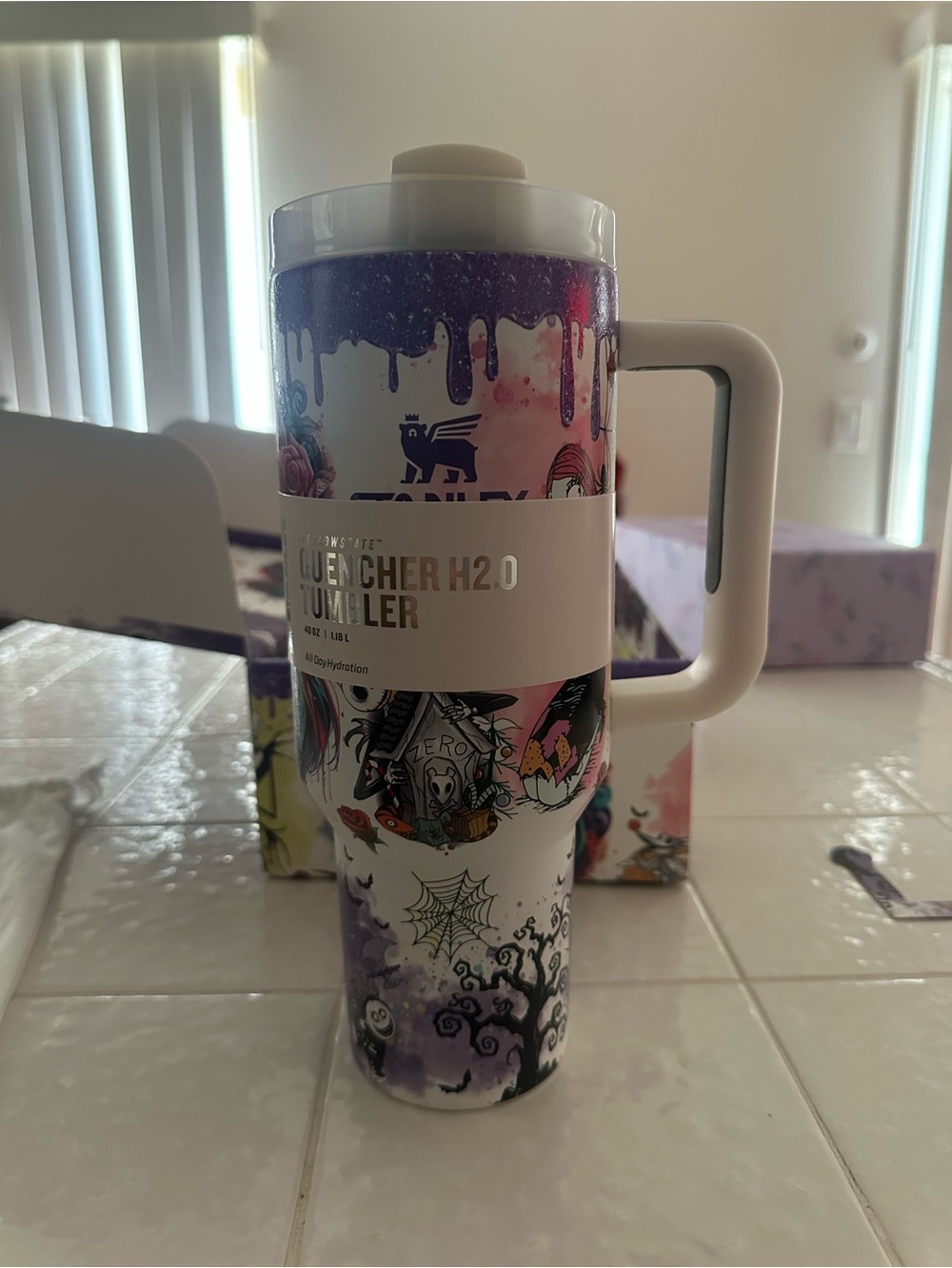 🖤🎃 NEW!! Nightmare Before Christmas Stanley 40oz Tumbler 🎃🖤